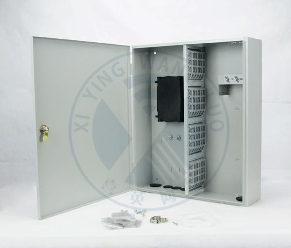 Intdoor wall mounted 96 ports fiber optic terminal distribution box