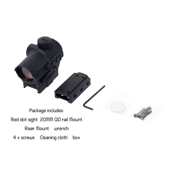 1x Magnification D10 Outdoor Red Dot Scope / Single Red Dot Hunting Scopes