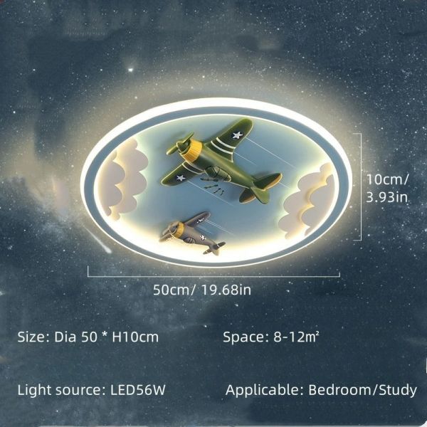 Home Decoration Lighting Modern Lighting Lustre Indoor LED Children Room airplane ceiling light(WH-MA-298)