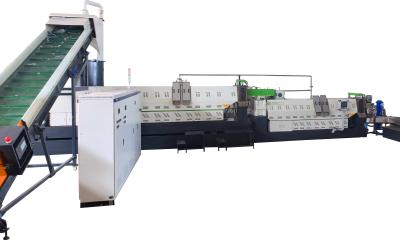 Heavily Printed BOPP Plastic Film Double Stage Single Screw Extruder Recycling Extruder Machine