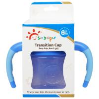 Rose EN71 vert bleu 6 mois tasse de Sippy de 6 filles d'once