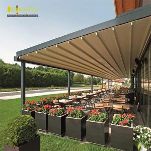 Outdoor Pergola Awning Kits Garden Sunshade PVC Waterproof Motorized Pergola