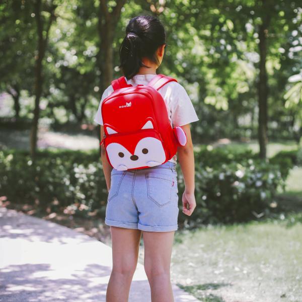2018 new style school bag of preschool child kids 3D Cartoon family backpack