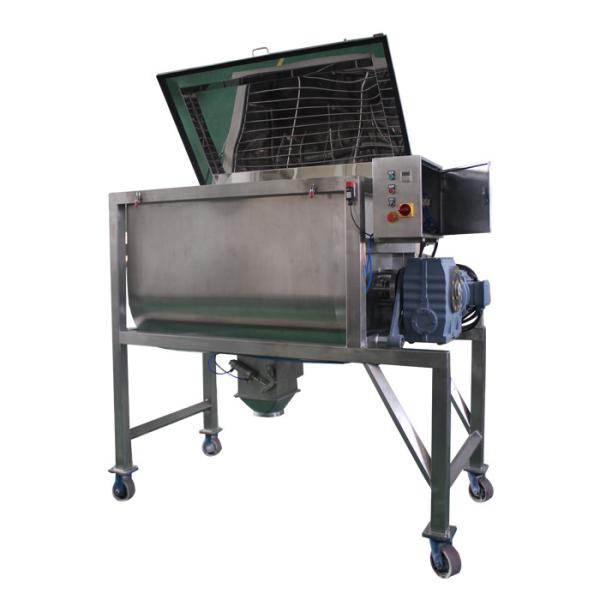 3kw 100L Powder Mixer Blender , One Layer Powder Mass Mixer With Castors