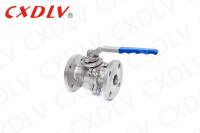 CF8 Valve à bille à brides avec RPTFE ou matériau de siège Develon pour huile et autres fluides