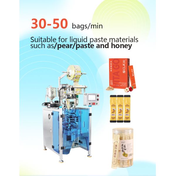 High Speed Automatic Liquid Paste Packing Machine for Medicine / Pear Paste / Honey