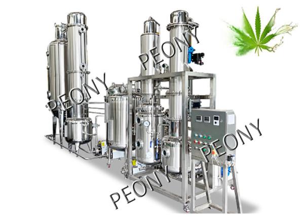 Fractional Molecular Distillation Herb Extraction Machine for CBD Oil from Canna-bis