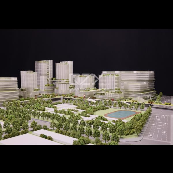 1/500 Shenzhen Qianhai Industrial Park Model Lightweight ABS And Acrylic Materials