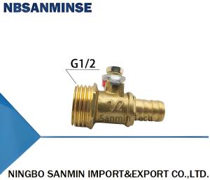 ボールバルブ空気圧縮機部品 G 1/2 G 1/8 1PC NBSANMINSE