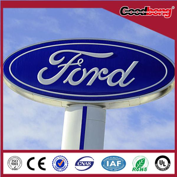 Waterproof Advertising Durable Luminous auto pylon sign