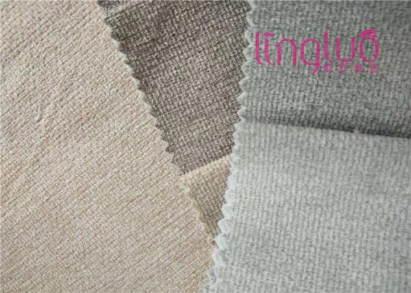Custom Plush Grid Polyester Shoes Fabric Good Color Fastness