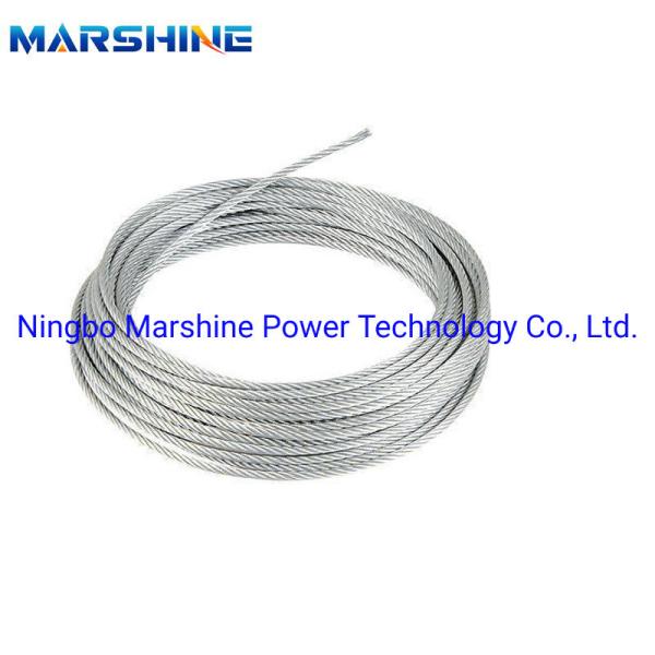 Galvanized Steel Wire Rope With Bright Surface For Manufacturing