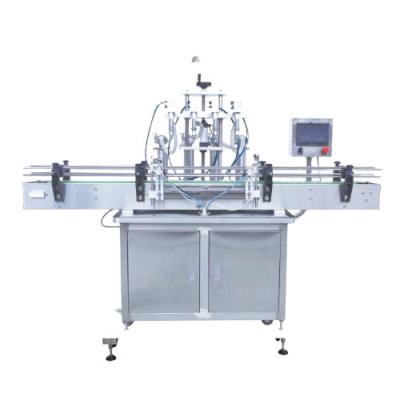 4 pneumáticos automáticos alimento principal de Juice Liquid Filling Machine For da bebida alcoólica do enchimento da garrafa