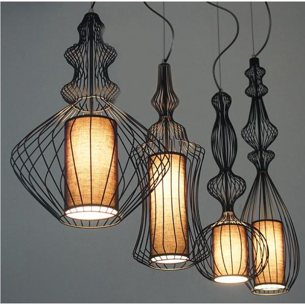 Loft Birds Cage Pendant Lamp For Kitchen Bedroom Dining room Lighting Fixtures (WH-VP-50)