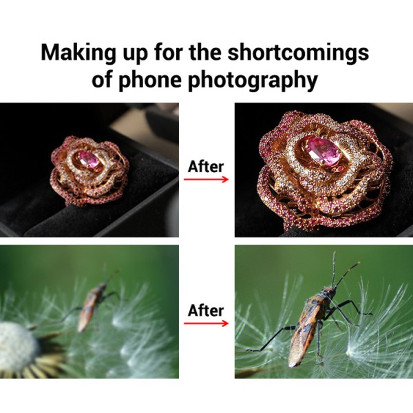 OEM ODM Phone Camera Lens Master Macro Lens With 30-120mm Lens Distance