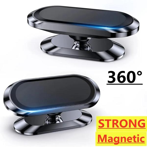 Black Universal Magnetic Phone Mount Holder For IPhone Samsung Huawei