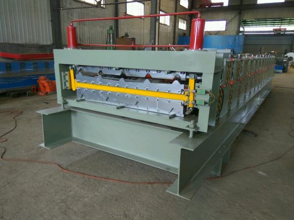 Dipped Galvanized Iron Wall Panel Roll Forming Machine 380V 60HZ 10-12MPa Hydraulic Pressure