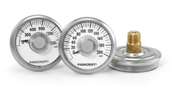 Ashcroft 12DDG Direct Drive Pressure Measurement Gauge Stainless Steel In Confined Spaces