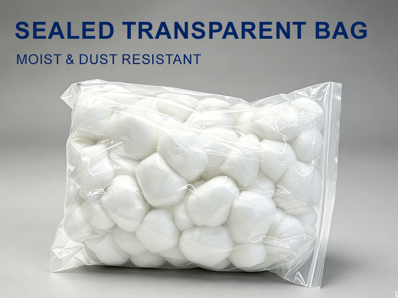 Disposable Medical Cotton Ball Highly Absorbent Sterile Cotton Balls For Wound Care