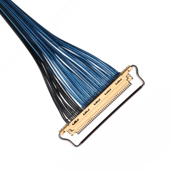 Horizontal CABLINE-CA 50pin Lvds Micro Coaxial Cable 20633-250T-01S 20634-150T-02