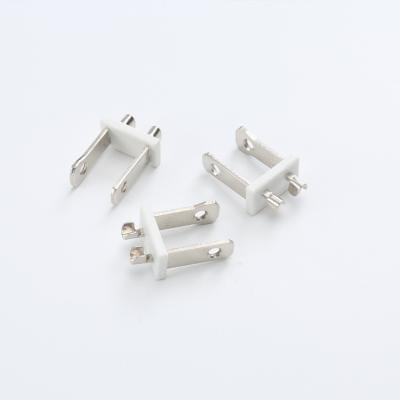 NEMA 1-15 Polarized 1.5*29mm Male Plug Insert 2 Pin For Power Cord