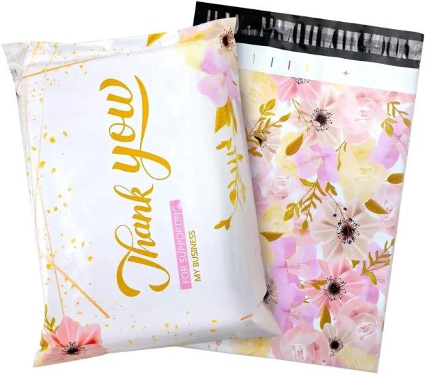 CTCX Custom Printed Pink Plastic Packaging Shipping Postage Poly Mailers Polymailer Mailing Bags for Clothes