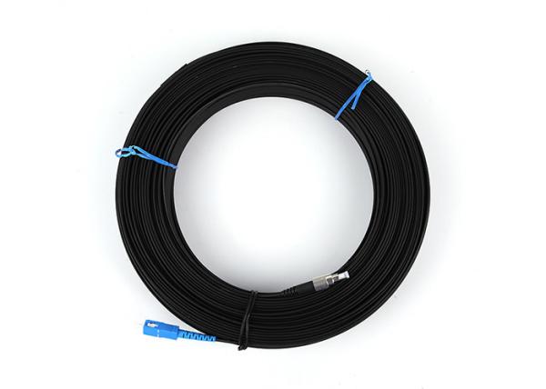 Outdoor 1 Core GJYXFCH Self Supporting Fiber Optic Cable ISO9001 Certified