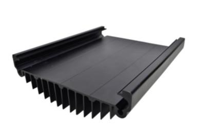 Enegreça extrusões de alumínio anodizadas para a eletrônica/tampa elétrica