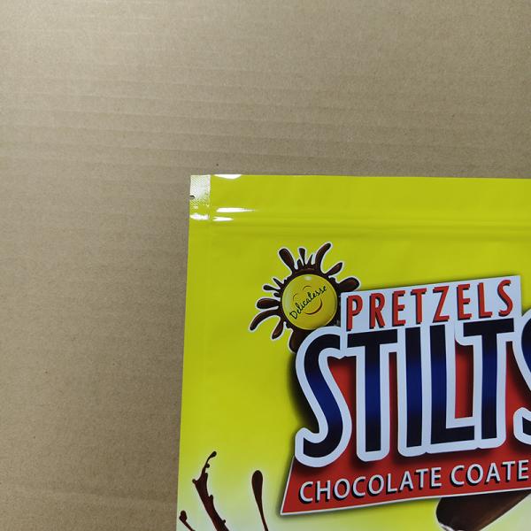 Luxury Embossed Chocolate Food Packaging Food-Grade Laminated Nylon & QR Code Traceability