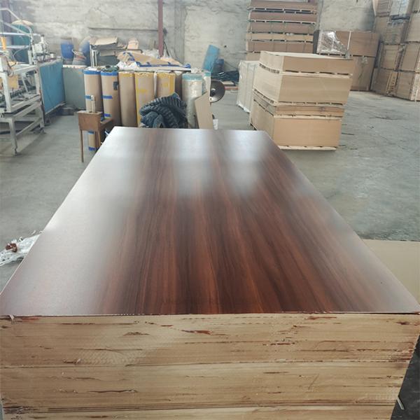 Natural Oak Grain Melamine Faced MDF For Luxury Interior Joinery And Wall Paneling