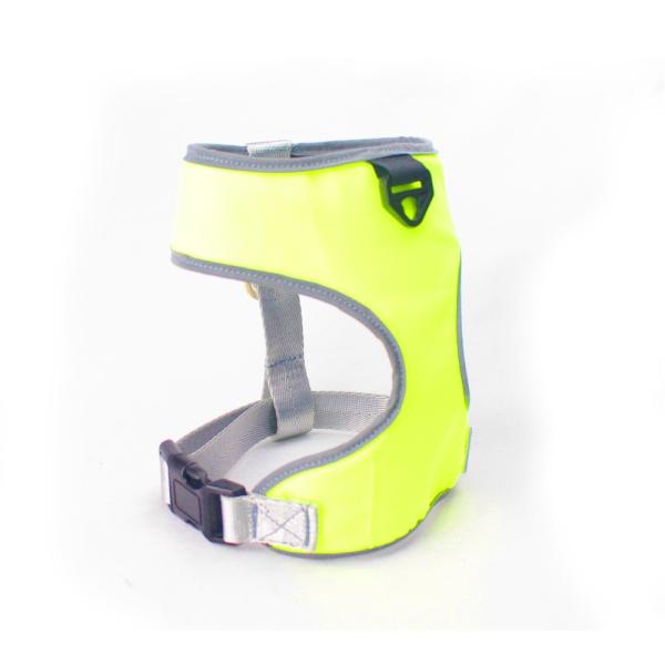 Customized Reflective Pattern Nylon Dog Harness Vest For Pet Safety