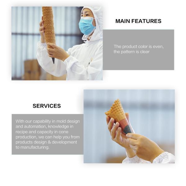 Автоматическое производственного оборудования продуктов конуса сахара установки и отлаживать 2 цвета.