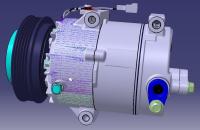 Compressor elétrico automotivo da C.A. de HB17G Denso