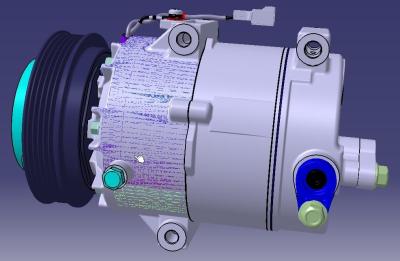 Compressor elétrico automotivo da C.A. de HB17G Denso