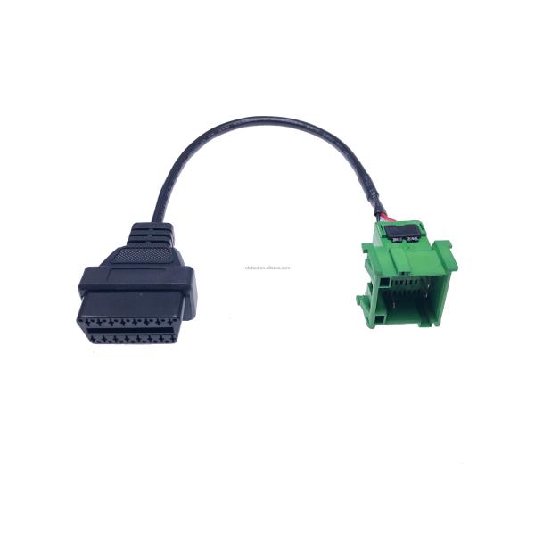 120 Series Cable 26AWG OBD OBD2 OBD II 16PINS to FMS Cable Adapter