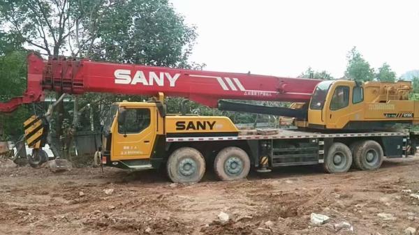 50t Air Conditioned Used Shacman Truck Crane QY50C With Max Speed 83km/H