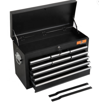 Steel 4 Drawers Industrial Tool Cabinet Workshop Garage Metal Storage