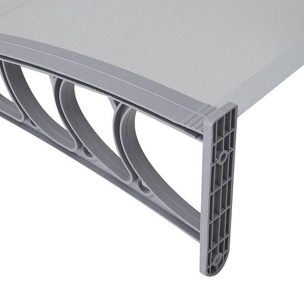 Waterproof Polycarbonate Garden Canopy PC Coated Sail Finishing House Decoration