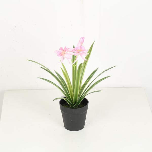Artificial Chlorophytum Comosum Fake Bonsai Tree With Flower 28 CM 38 CM 48 CM