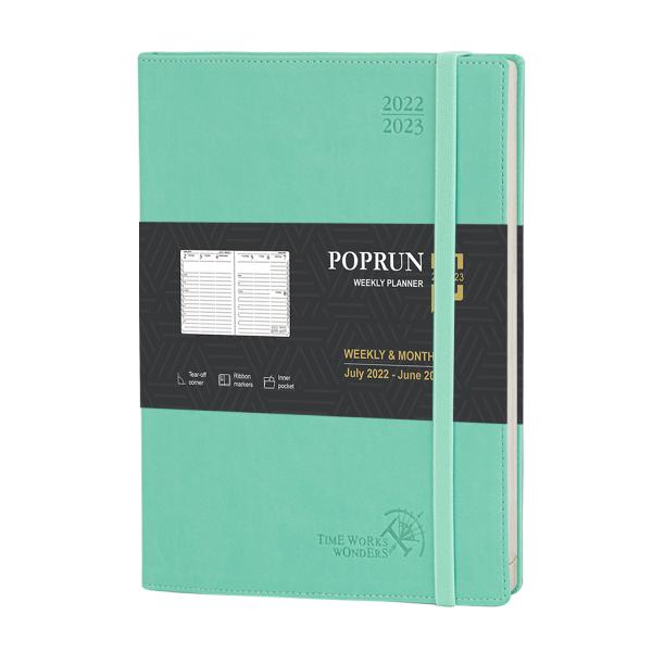 Grande planejador acadêmico da espiral Softcover concisa 16 meses 20022 2023