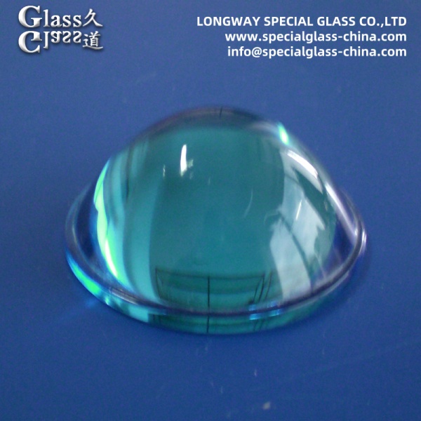 Vidrio de borosilicato óptico Led Lente linterna de vidrio Lente anti arañazos
