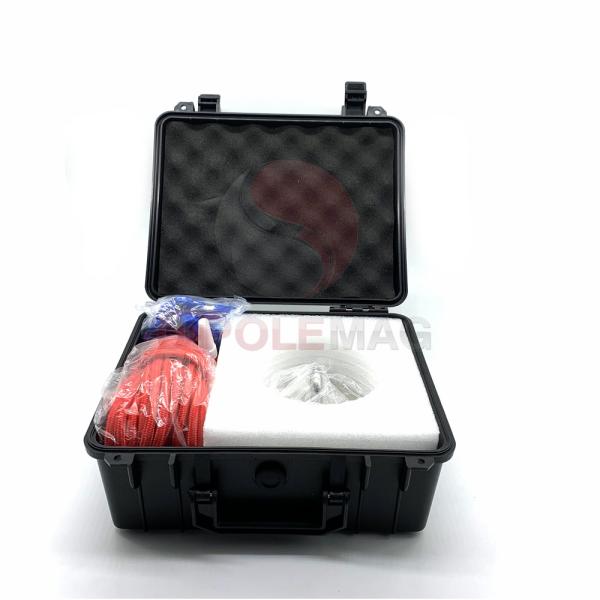 Диа 60 мм 350 фунтов Сила Неодимовый магнит рыболовный комплект с D10 мм x L10M размер веревки