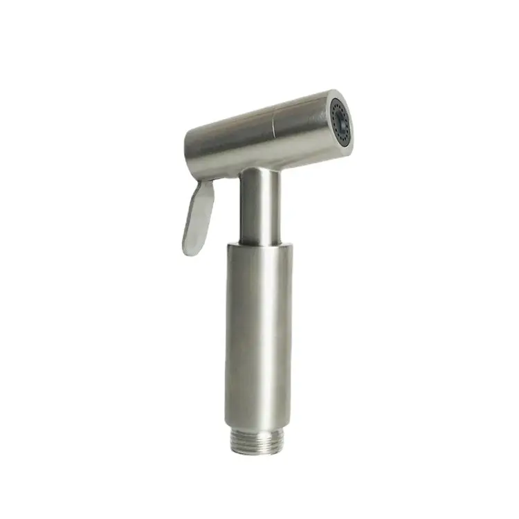 High Pressure Wall Mounted Bathroom Bidet Spay Faucet with Toilet Hand Shower Holder