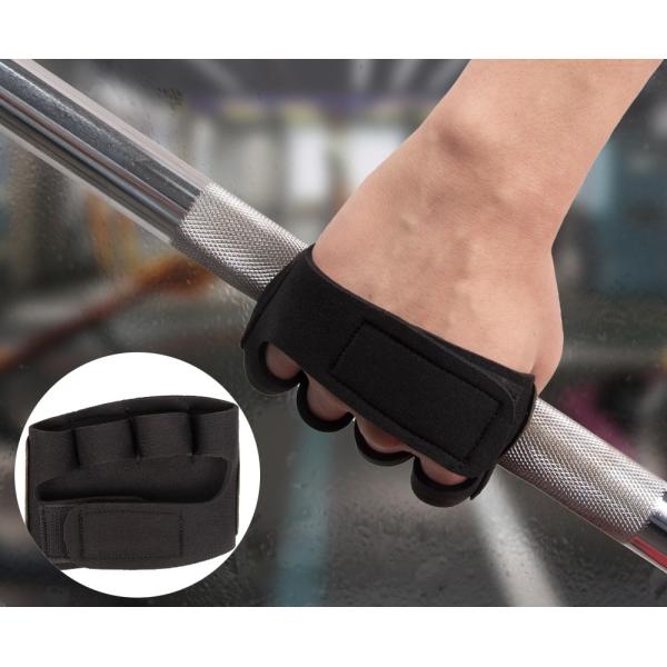 Weightlifting Barbell Fitness Deadlift Training Assist Half Finger Gloves