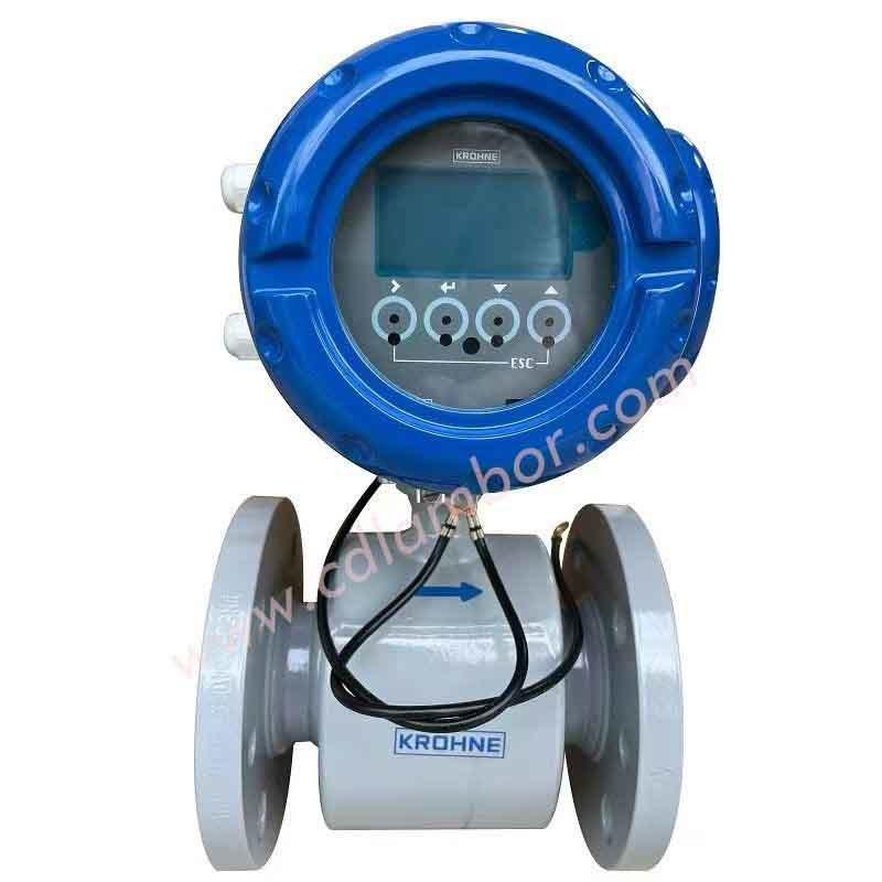 Krohne OPTIFLUX 4000 Electromagnetic flow sensor for combination with IFC 050, IFC 100, IFC 300 and IFC 400 signal converters