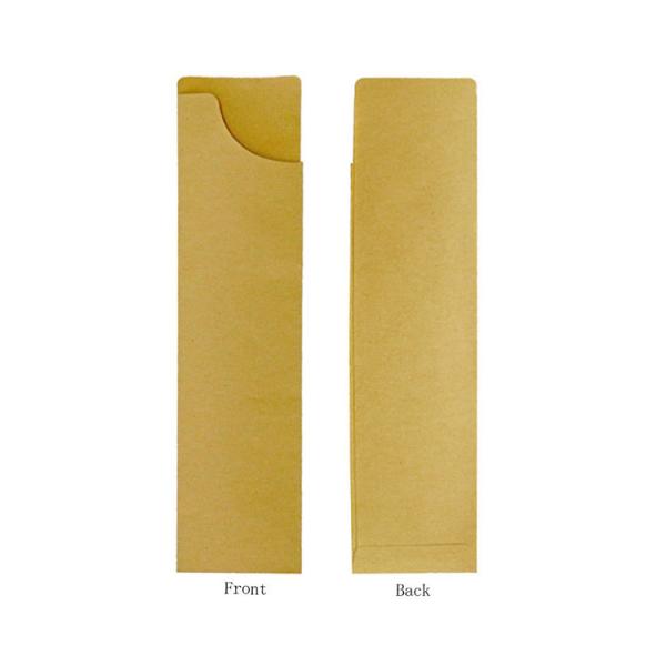 Disposable Recyclable Tableware Packing Kraft Paper Bag For Restaurant