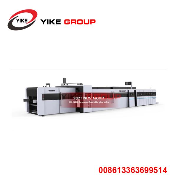 Полностью компьютеризированная машина Gluer папки Casemaker Flexo управлением мотора сервопривода автоматическая высокоскоростная
