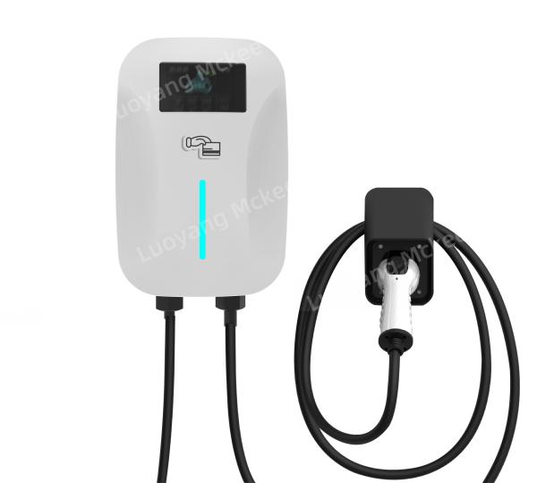 7kW 14kW 22kW  U Shape Evse Wallbox Ev Fast Charging Car Charger Box Type 1 Socket Level 2 Charger Station
