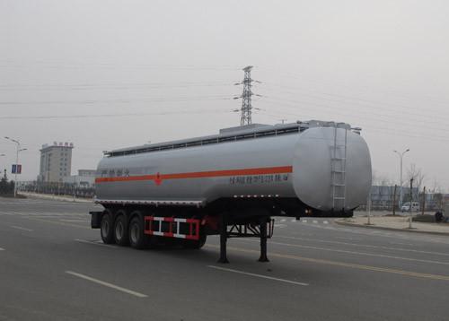 Custom Bogie Suspension Semi Tanker Trailer 28T Loading Capacity For Oil
