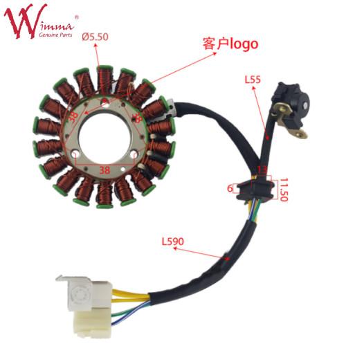 GN125 ((2012) Pièces détachées de motocyclettes Coil magnéto-stator en fer de Chine Munufabricant